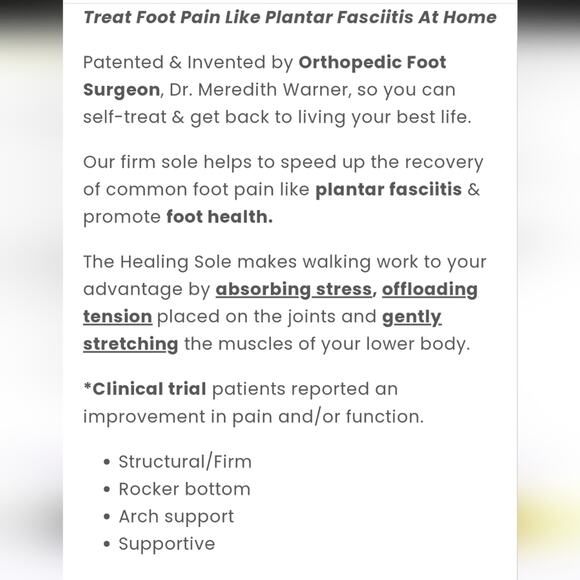 The Healing Sole Plantar Fasciitis Healin Flip Flop Woman's 10 Men's 8.5 - Picture 11 of 11